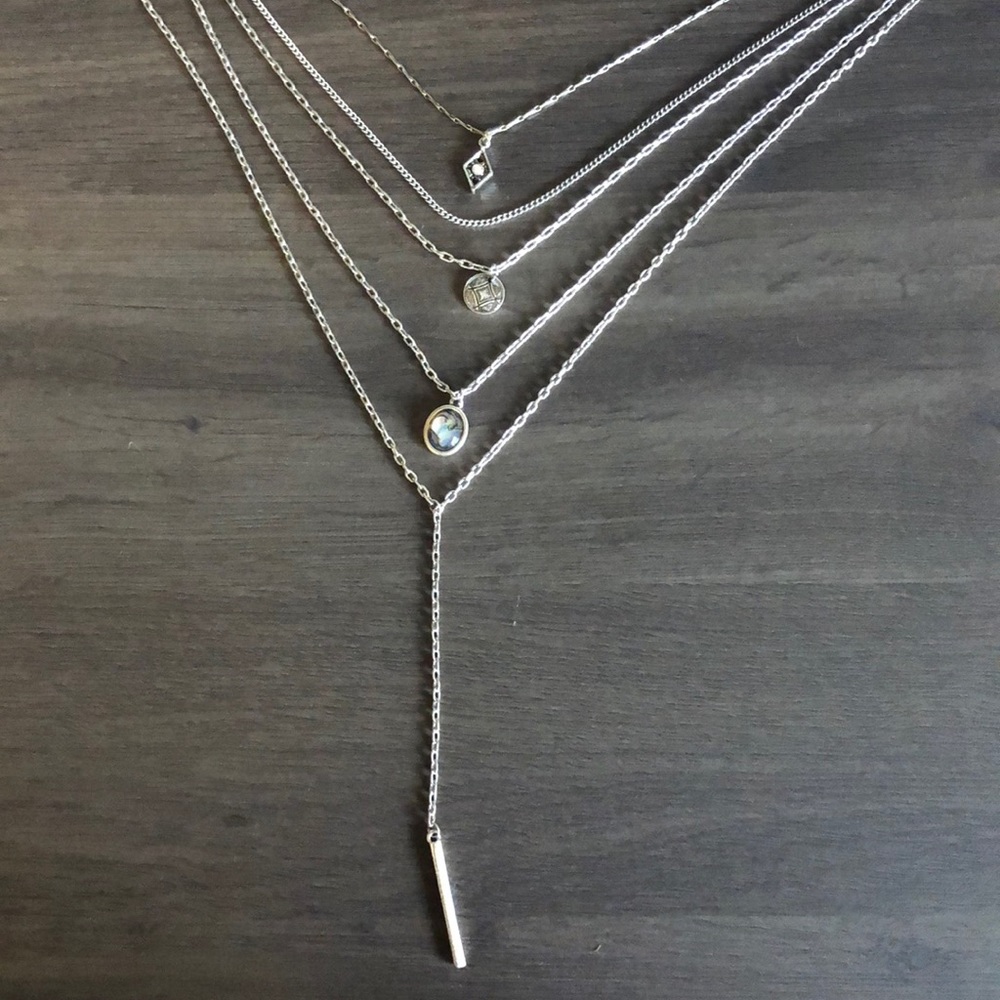 AE layered necklace